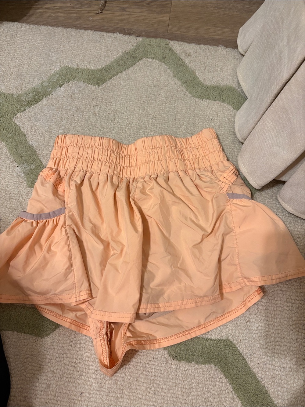Get your flirt on shorts orange